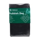 NXPlanet Rubbish Bag LDPE 60L 670x900mm 27mu Black Pack of 50 image