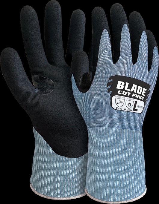 Blade Cut 5 Foam Nitrile Open Back Glove Xs