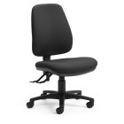 Chair Solutions Nova Chair High Back 3 Lever Black Fabric image