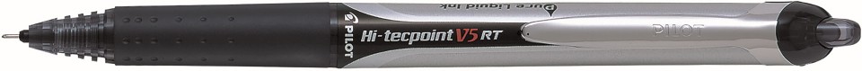 Pilot Hi-Techpoint Rollerball Pen Retractable Super Fine 0.5mm Black