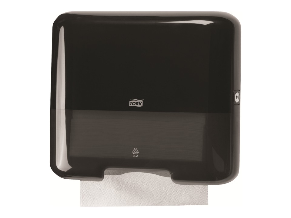 Tork Hand Towel Dispenser Singlefold/C Fold Elevation 553108 H3 Black
