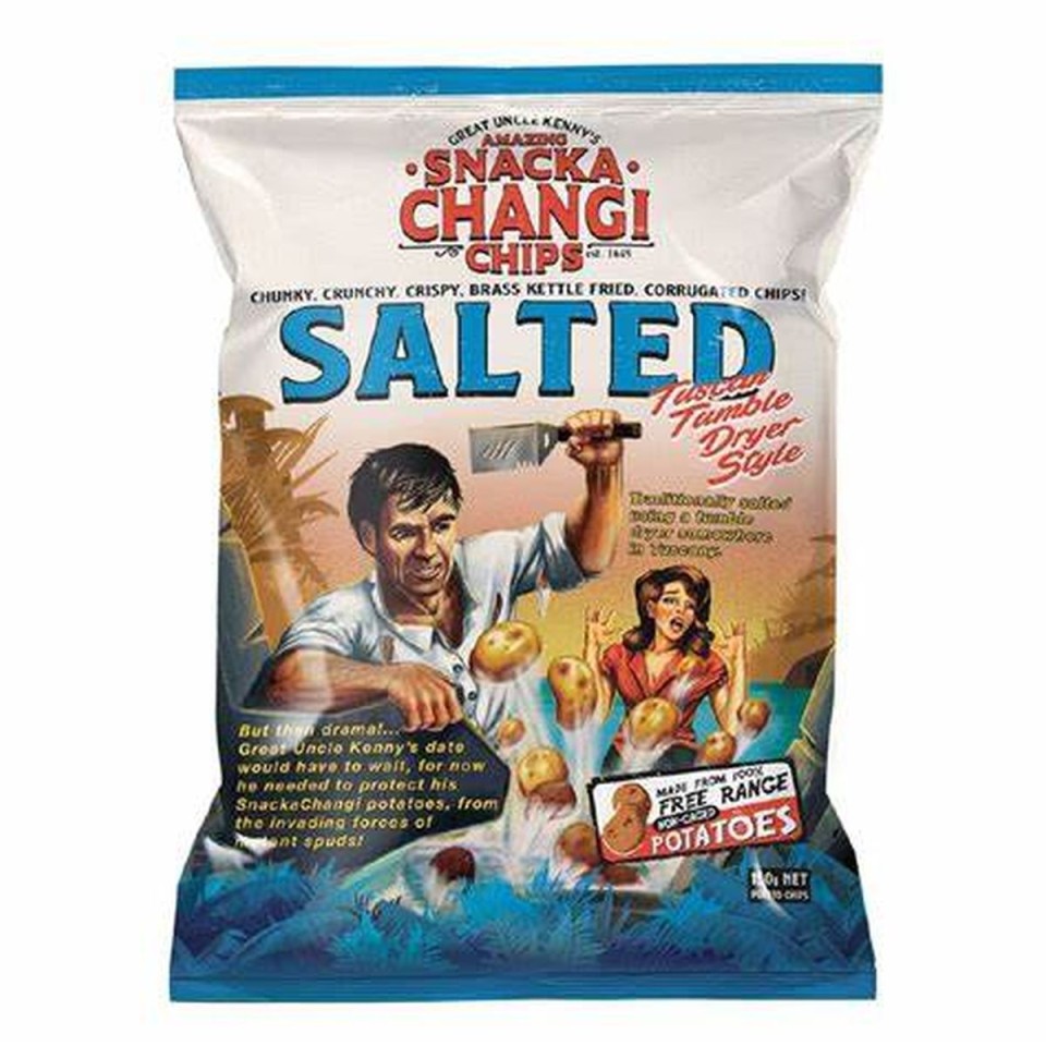 Snackachangi Kettle Chips Salted 150g