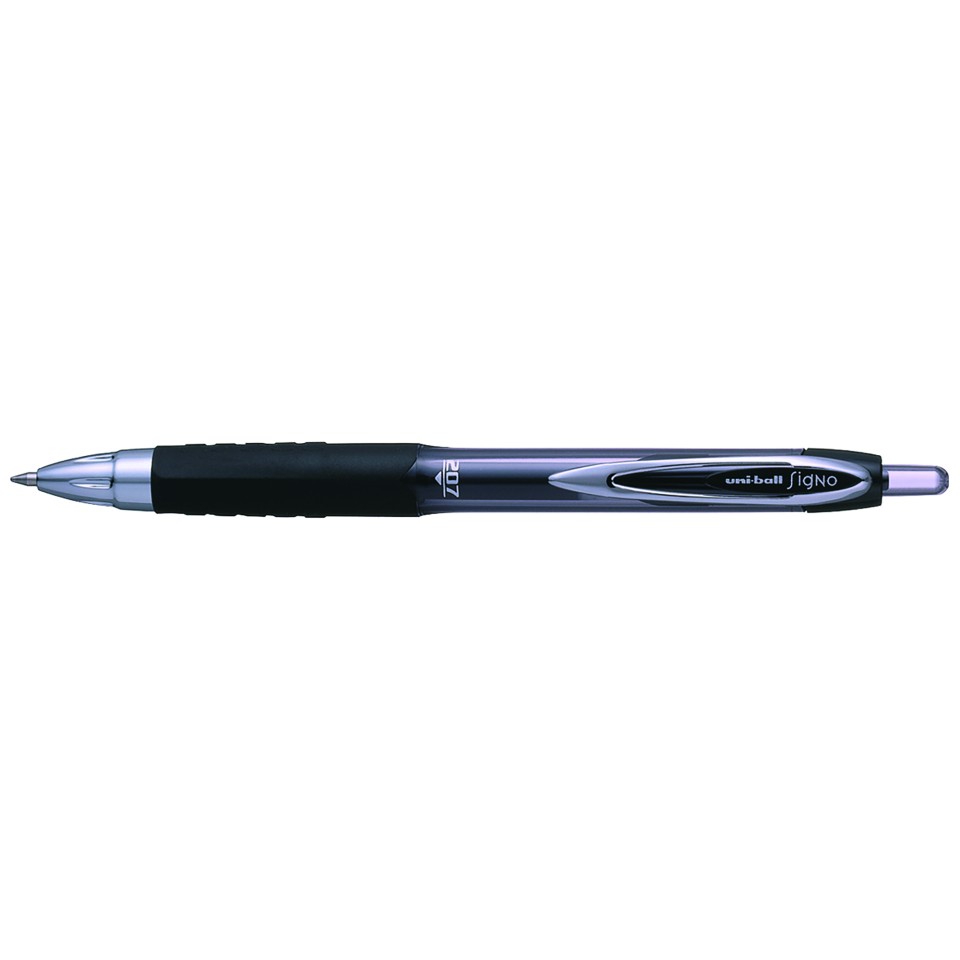 Uni Signo 207 Gel Ink Pen Retractable 0.7mm Black