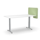 Boyd Acoustic Desk Divider 540x800mm Leaf Green image