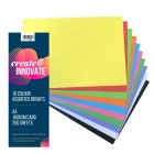 Create&innovate Colour Paper A4 160gsm Pack 250 10 Colours image