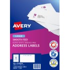 Avery Address Labels With Smooth Feed Laser Printers  64 X 33.8mm Pack 2400 Labels (959329 / L7159) image