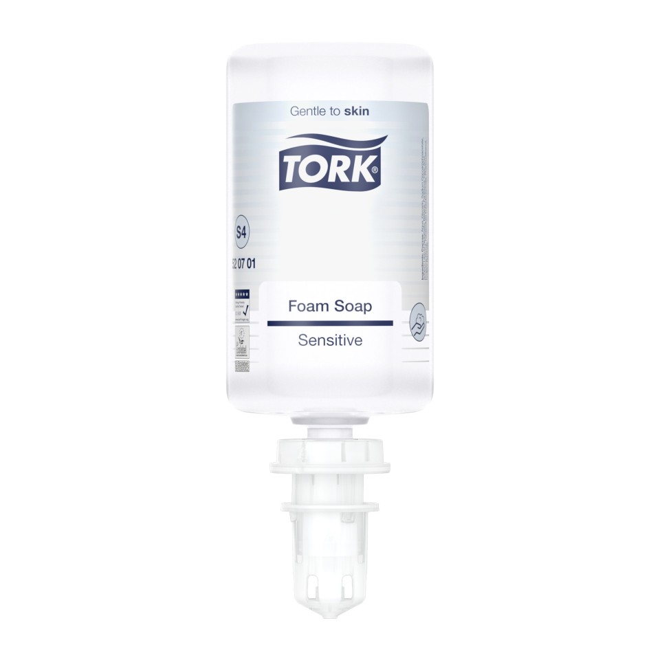 Tork S4 1L Sensitive Foam Soap  520701 Carton of 6
