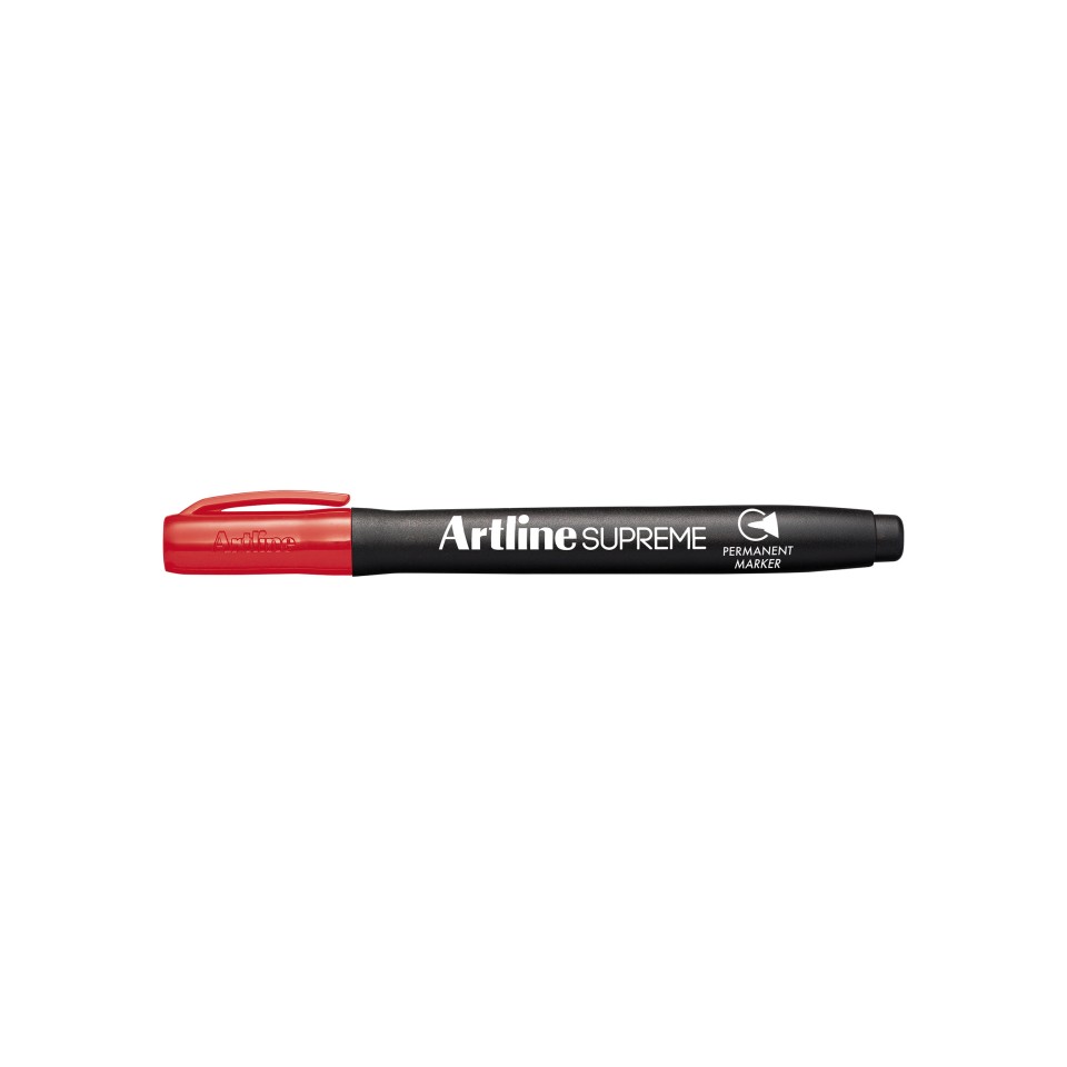 Artline Supreme Permanent Marker Fine 1.0mm Red