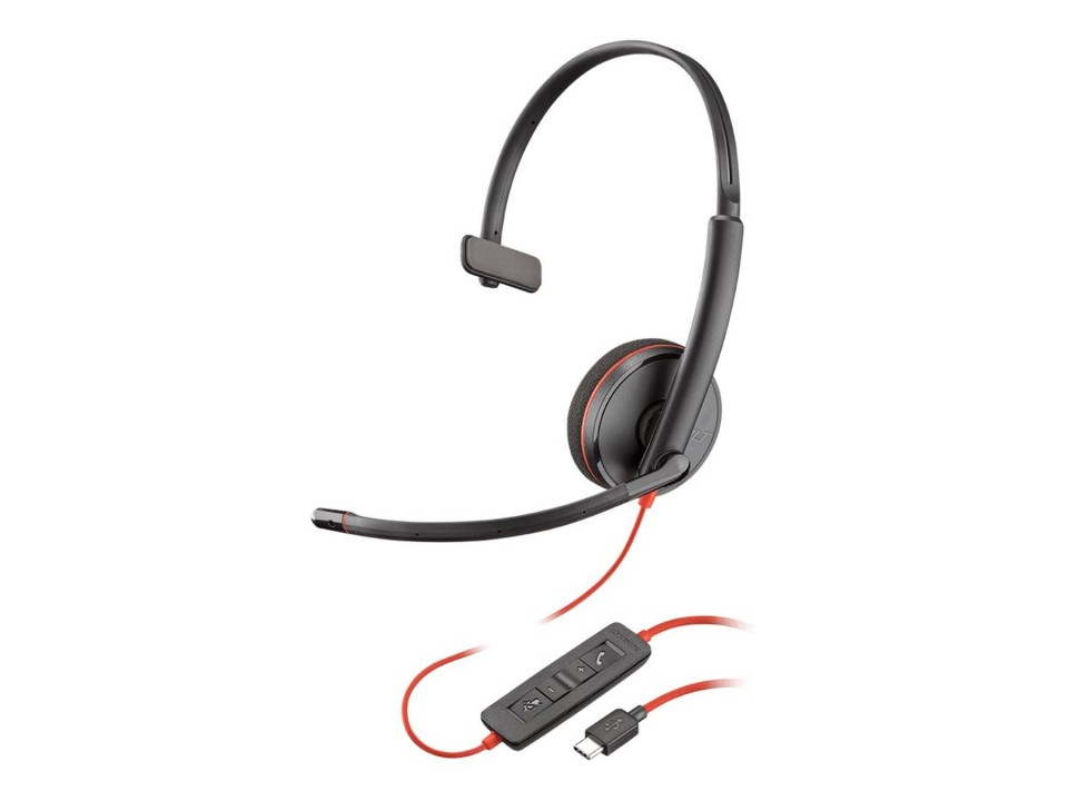 Plantronics Blackwire C3210 Uc Usb-c Mono Headset