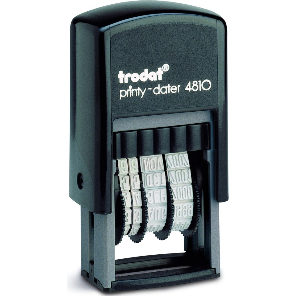 Trodat Printy Dater Stamp Machine 4810 3.8mm Date Size