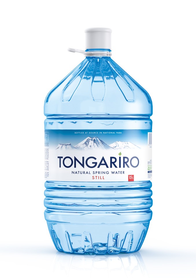 Tongariro Bottled Natural Spring Water 15l