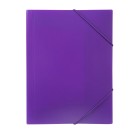 Marbig Document Wallet Polypropylene Elastic Closure A4 Purple image