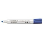 Staedtler 351 Lumocolor Whiteboard Marker Chisel Tip 2-5.0mm Blue image