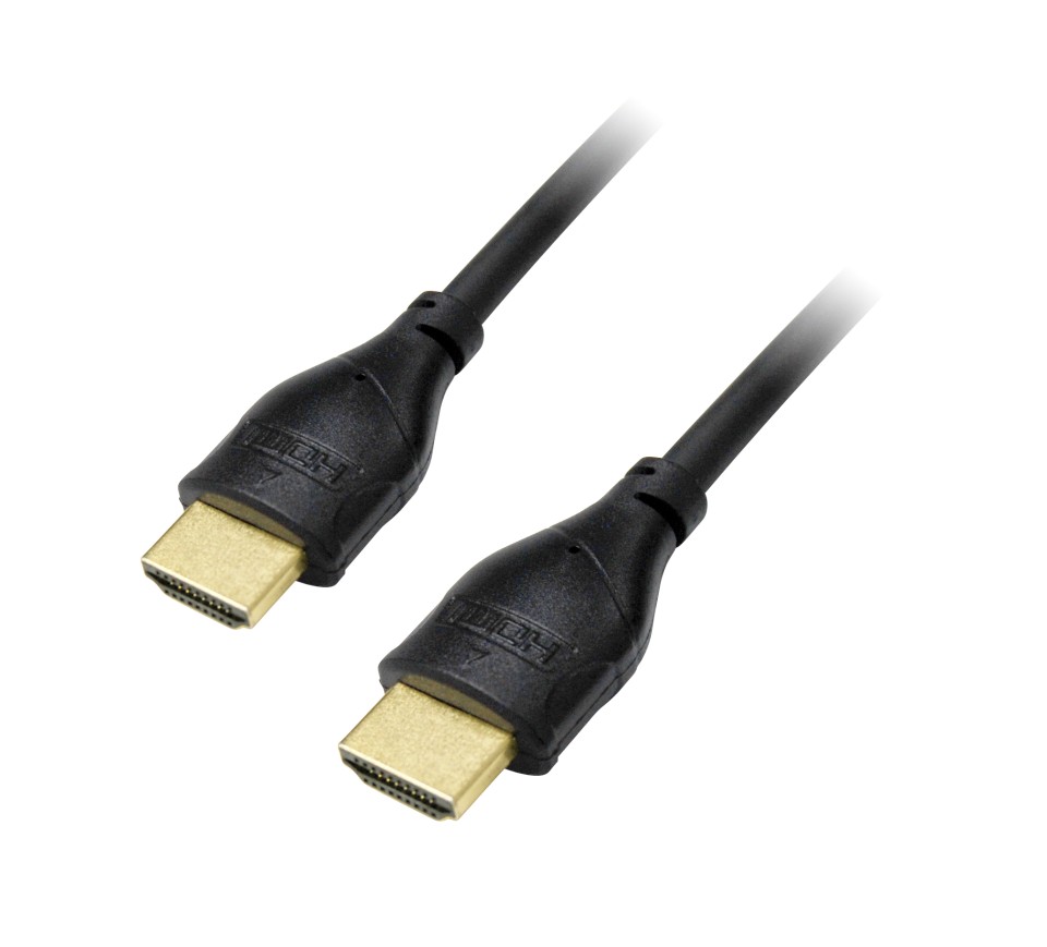 Dynamix Slimline Cable HDMI With Ethernet Support 5m Black