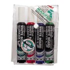 Pentel Mwl6 Maxiflo Whiteboard Marker Chisel Tip 2.0-5.0mm Assorted Colours Set 4 image