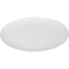 Delta Oval Melamine Platter White 400mm image