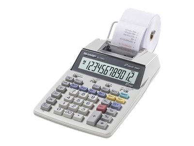 Sharp Calculator Desktop EL1750V 12 Digit Heavy Duty