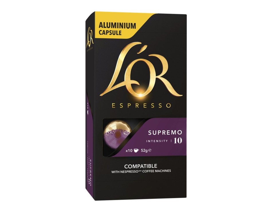 L'OR Espresso Supremo Coffee Capsules Box 10