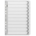 Icon Cardboard Dividers Reinforced Tabs A4 10 Tab White image