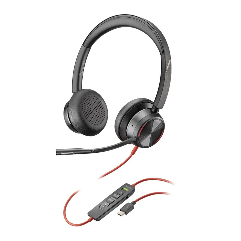 Poly Plantronics Blackwire 8225 UC Stereo USB-A Headset