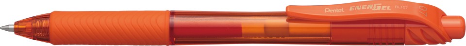 Pentel Energel X Gel Ink Pen Retractable Fine BL107 0.7mm Orange