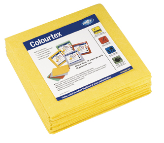 Sorb-X Colourtex Heavy Duty Wipes Yellow