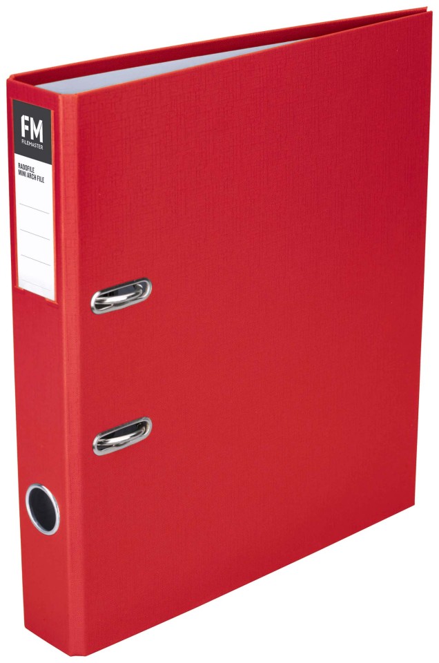 FM Radofile Lever Arch File Mini A4 Red