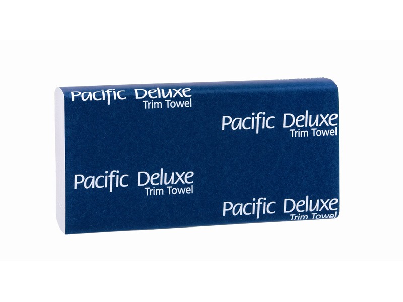 Pacific Deluxe Trim Hand Towel 120 Sheets Per Pack White Carton 20