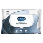 Sorbent Silky Flushable Wipes White 40 Wipes per Pack Carton of 14 image
