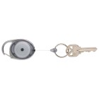 Icon Retractable Key Holder Snap Lock Charcoal image