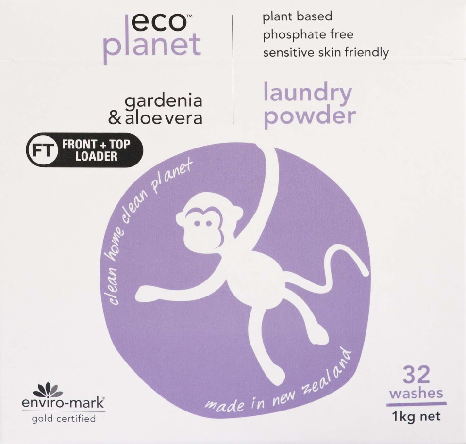 Eco Planet Laundry Powder Gardenia & Aloe Vera 1kg