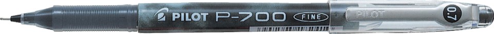 Pilot P700 Rollerball Pen Gel Ink Capped Fine 0.7mm Black