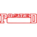 X-Stamper Date 'Posted' Self-Inking Stamp With Red Ink image