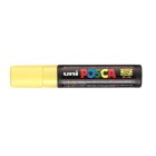 Uni Posca Paint Marker Chisel Tip Extra-Broad 15.0mm Yellow image