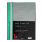 OSC Binder Display Book 20 Pocket A4 Green Pack 10 image