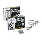 Esselte Paper Binder Steel 649 75mm Pack 100 image