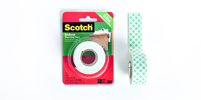 Scotch Indoor Mounting Tape 12.7mm x 1.9m Roll