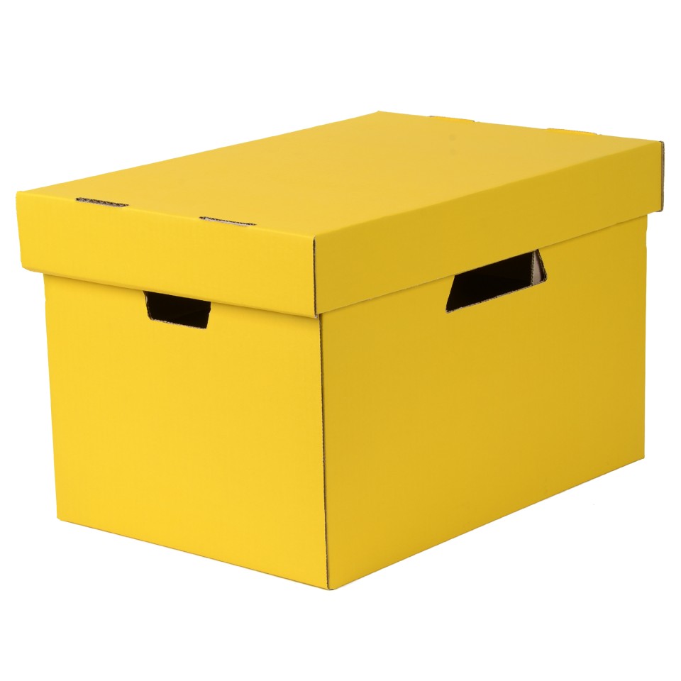 Esselte Archive Box Separate Lid Yellow