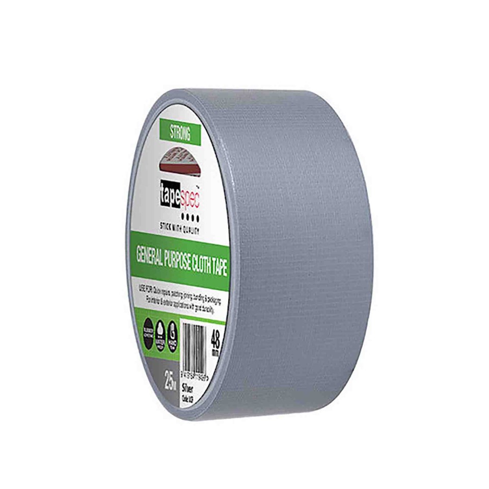 Tape Cloth Utility 0119 96mmx25M Silver