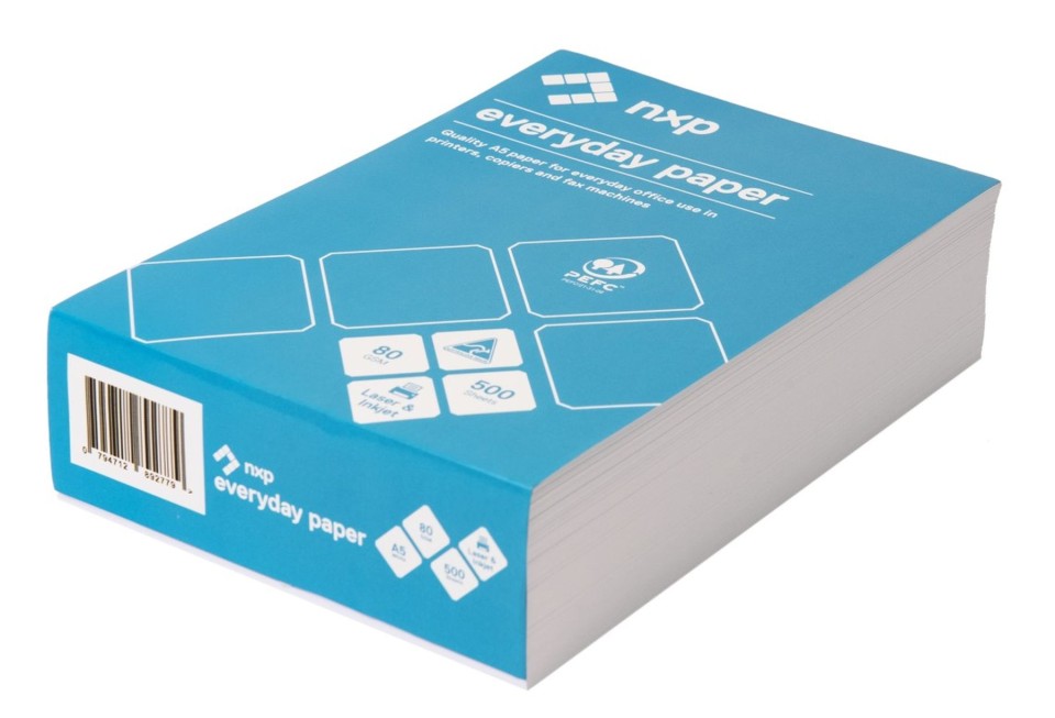 NXP Everyday Carbon Neutral White Copy Paper A5 80gsm Ream of 500 