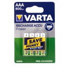 Varta Recharge AAA Battery NiMH Pack 4 image