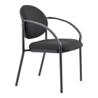 Essence Chair 4 Leg With Arms Black Fabric image