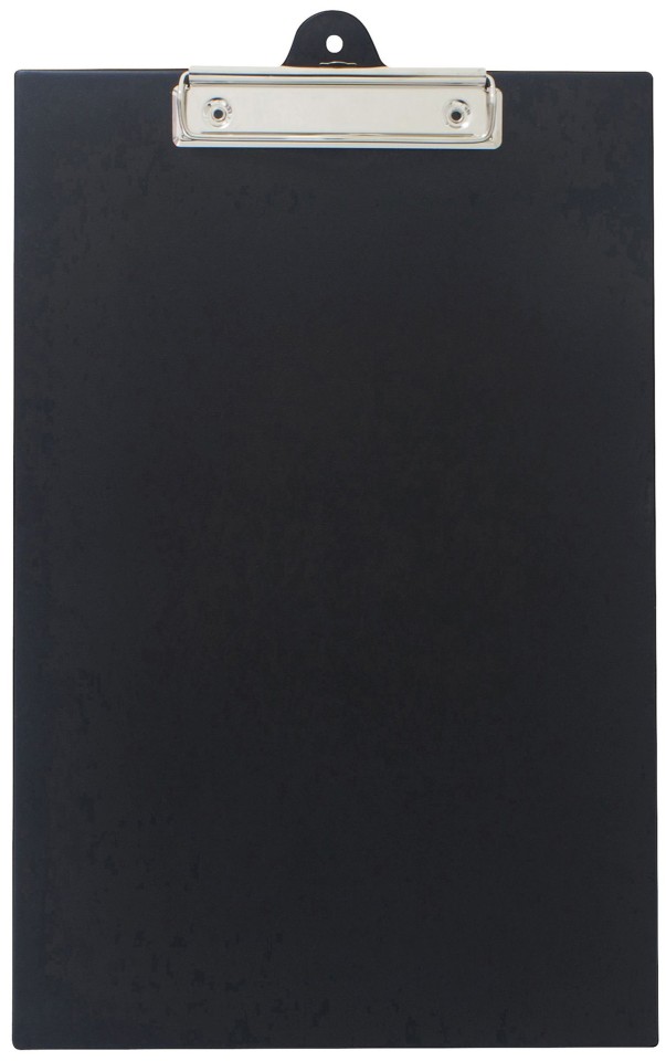OSC Clipboard PVC Single Foolscap Black