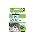 Dymo D1 Label Printer Tape 9mm x 7m Black On Clear image