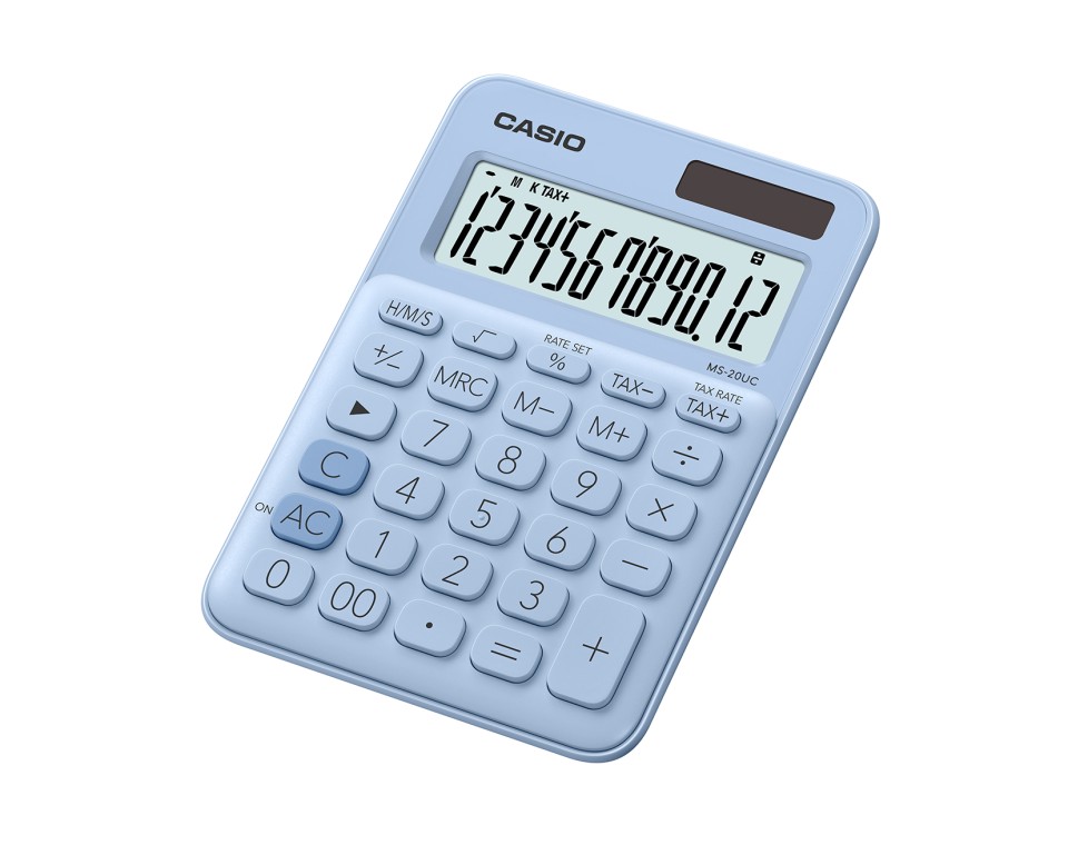 Casio Calculator Desktop MS20UCLB Blue