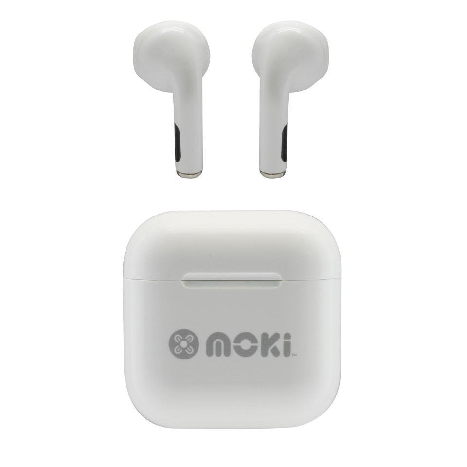 Moki MokiPods Mini Earphones True Wireless White