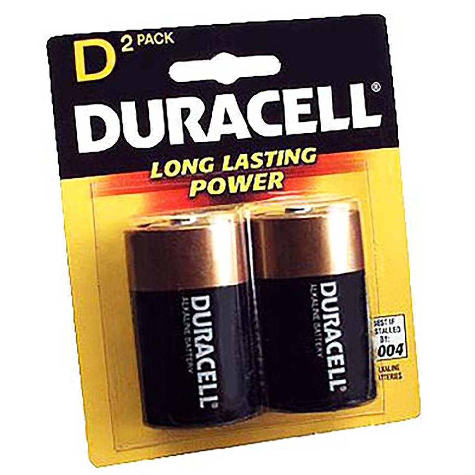 Battery Duracell D Pk2