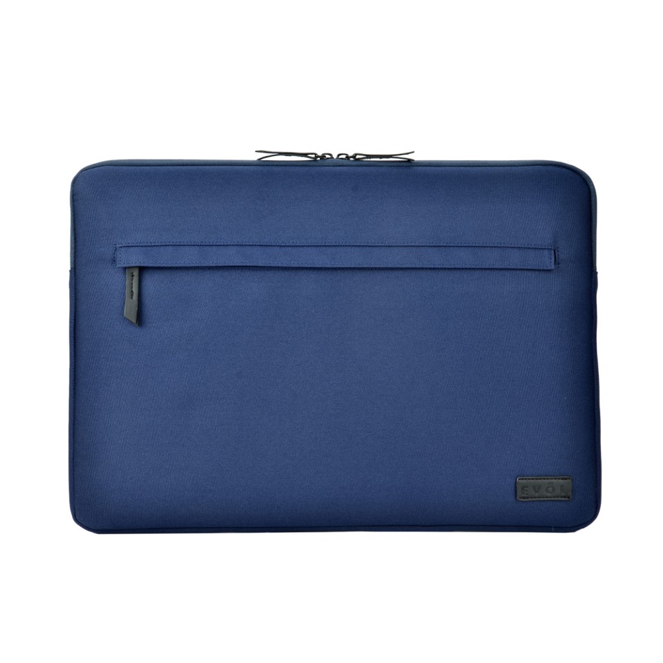 EVOL Generation Earth Recycled Laptop Sleeve 15.6 Inch Navy