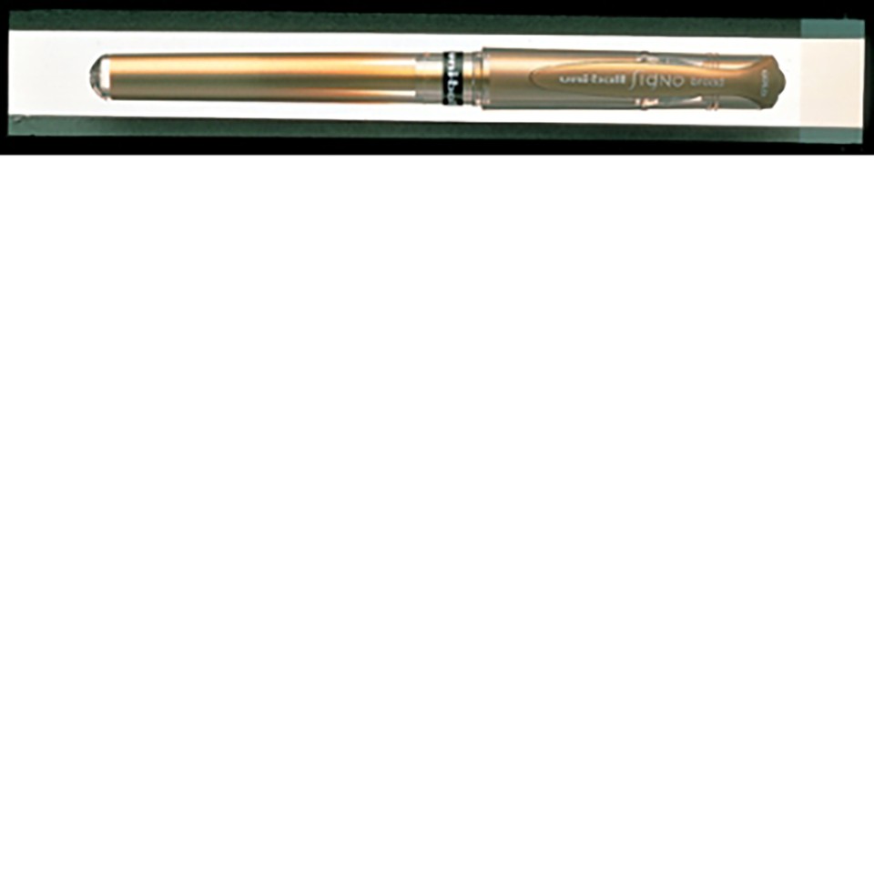 Uni Signo 153 Rollerball Pen Capped Broad 1.0mm Metallic Gold