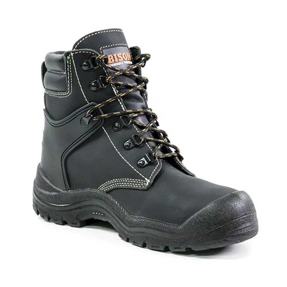 Wolf Lace Up Steel Cap Boot